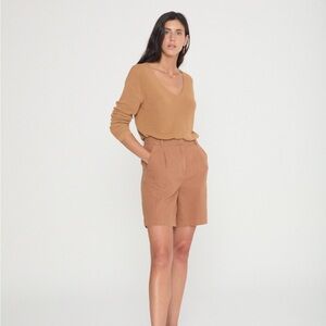 NWT Designers Society Urosel Toast Relaxed long shorts with Soft Fabric